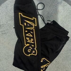 Men's Black Lakers Joggers
